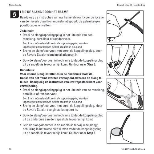 Reverb Stealth Height Adjust Seatpost User Manual - YT Industries