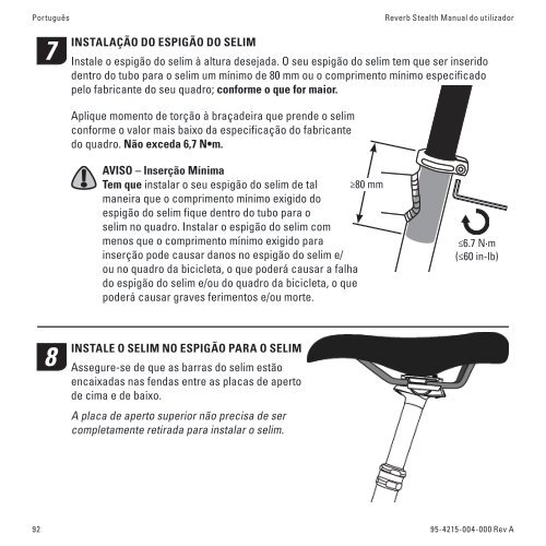 Reverb Stealth Height Adjust Seatpost User Manual - YT Industries