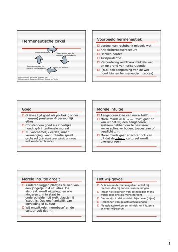 1 Hermeneutische cirkel - Maieutiek