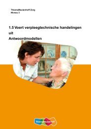 1.5 Voert verpleegtechnische handelingen uit Antwoordmodellen