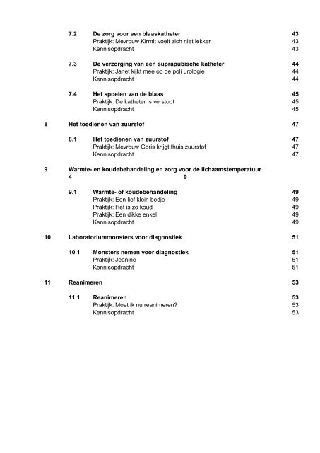 1.5 Voert verpleegtechnische handelingen uit Antwoordmodellen