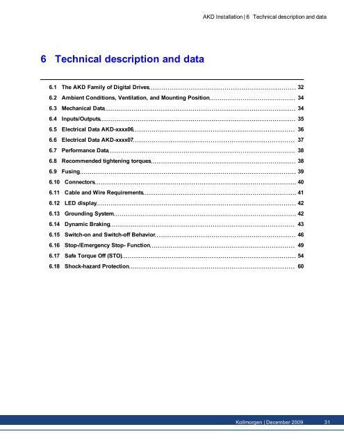 AKDâ¢ Installation Manual - TG Drives