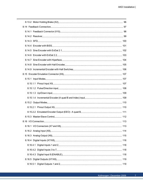 AKDâ¢ Installation Manual - TG Drives