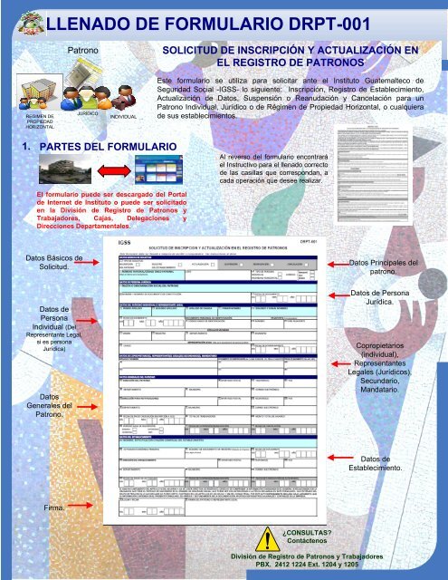 Visio-llenado DRPT 001.vsd - Instituto Guatemalteco De Seguridad ...