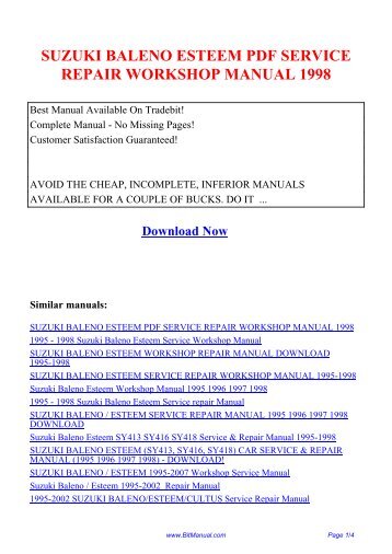 Free SUZUKI LT ATV SHOP MANUAL Download Best Repair Manual Download