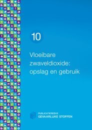 Vloeibare zwaveldioxide: opslag en gebruik - Publicatiereeks ...