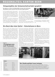Service ° Reparatur ° Velo- und Flyer-Center - Pro Velo Kanton Bern