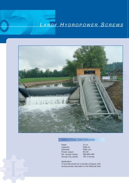 landy hydropower screws - Landustrie