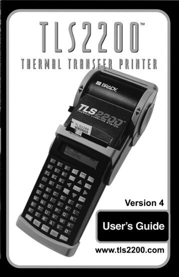 TLS2200 Thermal Transfer Printer User's Guide - Notes/Domino ...
