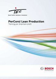 TEC PerCorsi Lean Production - Bosch