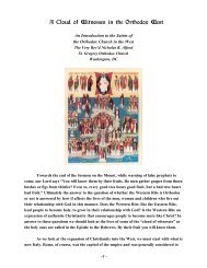 A Cloud of Witnesses in the Orthodox West - St. Gregory the Great ...