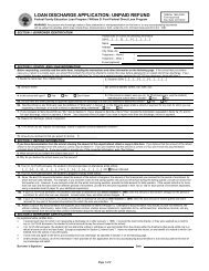 Loan Discharge Application: Unpaid Refund - (pdf)