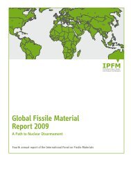 Global Fissile Material Report 2009: A Path to Nuclear Disarmament