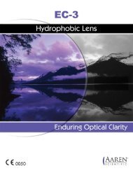 EC-3 Hydrophobic Lens - Aaren Scientific