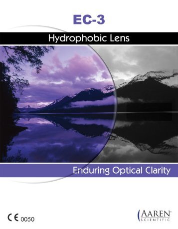EC-3 Hydrophobic Lens - Aaren Scientific