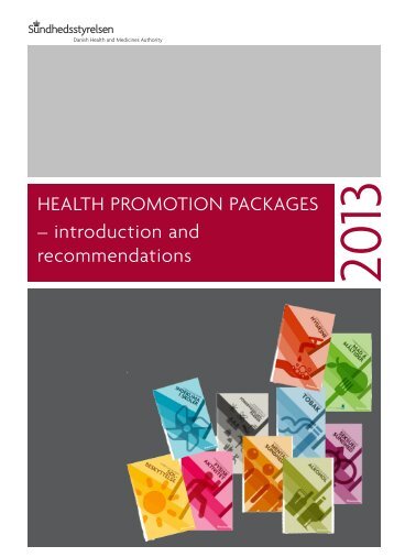 HEALTH PROMOTION PACKAGES - Sundhedsstyrelsen