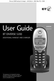 BT Diverse 5200 User Guide.pdf 1400KB 02 - Telephone Systems