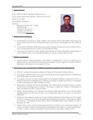 Curriculum Vitae - Universidade Fernando Pessoa