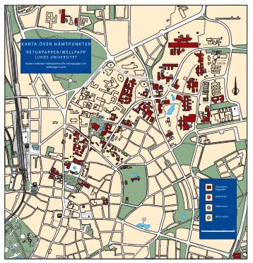 Karta hÃ¤mtpunkter med kontaktpersoner (PDF ... - Lunds universitet