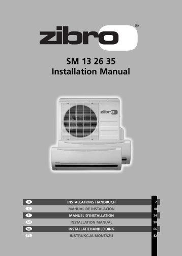 SM 13 26 35 Installation Manual - Zibro