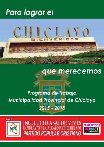 PROGRAMA ALCALDIA DE CHICLAYO LUCIO ASALDE_PPC