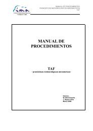 MANUAL DE PROCEDIMIENTOS - Instituto Meteorológico Nacional