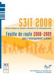 Feuille de route 2008-2009 - MinistÃ¨re de l'Ãducation nationale