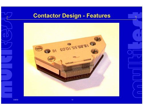 Kelvin Contactors - BiTS Workshop