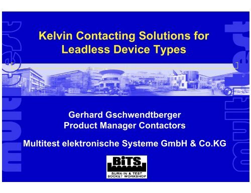 Kelvin Contactors - BiTS Workshop
