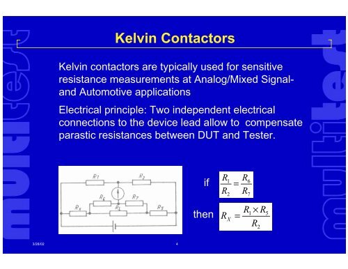 Kelvin Contactors - BiTS Workshop