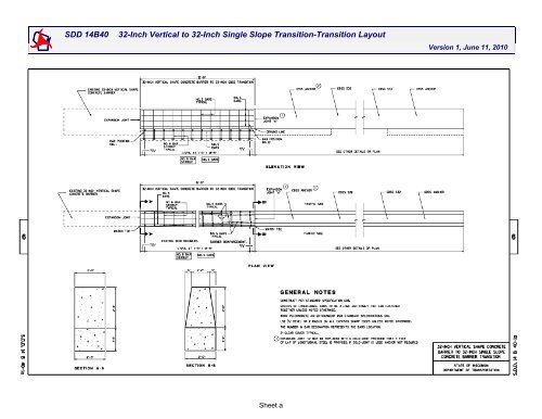 SDD 14B40-1a, 32-Inch Vertical Shape CB to 32-Inch SSCB Transition