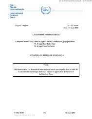 No ICC-01/09 1/86 31 mars 2010 Traduction officielle de la Cour ...