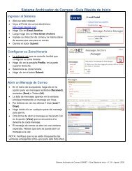 Sistema Archivador de Correos - Intertek, Email Portal
