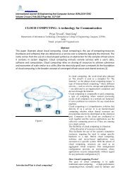 CLOUD COMPUTING: A technology for Communication - Ijecs