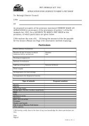 Downloadable Pet Shop Application Form (PDF, 73kb)