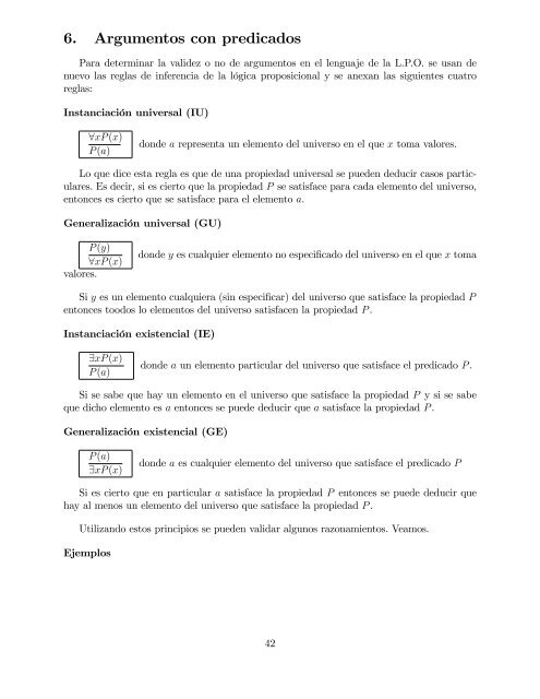 Notas para el Curso de LÃ³gica y Conjuntos - Universidad del Cauca