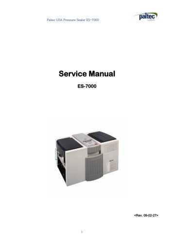 Service Manual ES-7000