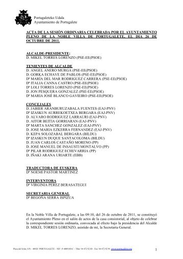 111026 ACTA PLENO ORDINARIO 26-10-11 _web_ - Ayuntamiento ...