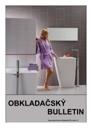 OBKLADAČSKÝ BULLETIN - Cech obkladačů České republiky