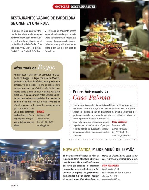 Restaurantes - Curt Ediciones