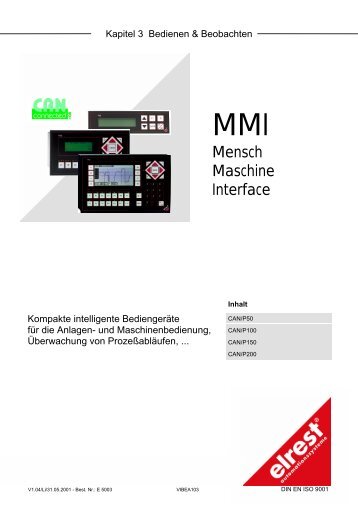 ( 2001 elrest Automationssysteme Gmbh. Alle Rechte vorbehalten.