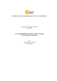 La Contabilidad PÃºblica en Bolivia, EspaÃ±a y Portugal - iisec