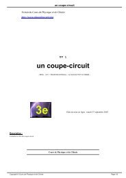 un coupe-circuit - Cours de physique et de chimie