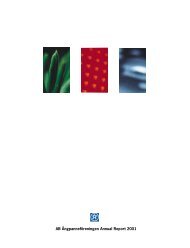 Annual Report 2001 (pdf) - AB Ångpanneföreningen