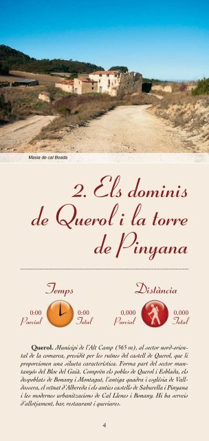 Querol i Pinyana - Ruta del Cister