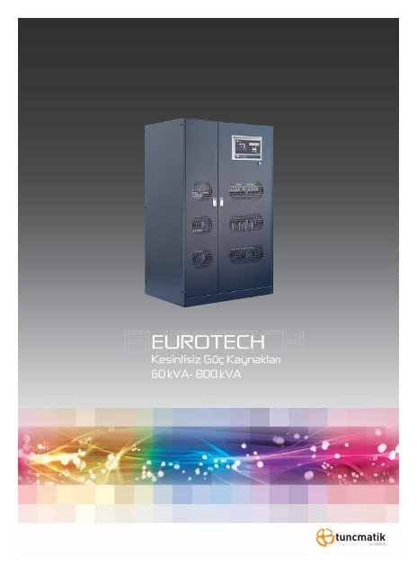 Eurotech TÃ¼rkÃ§e BroÅÃ¼r - Tuncmatik