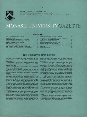 GAZETTE - Adm.monash.edu.au - Monash University