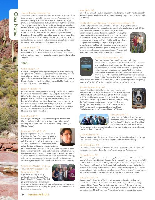 Transitions Magazine Fall 2011 - Prescott College