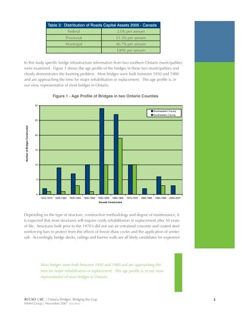 ONTARIO'S BRIDGES - BRIDGING THE GAP - Complete ... - rccao