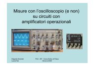 Realizzazione di circuiti con amplificatori operazionali